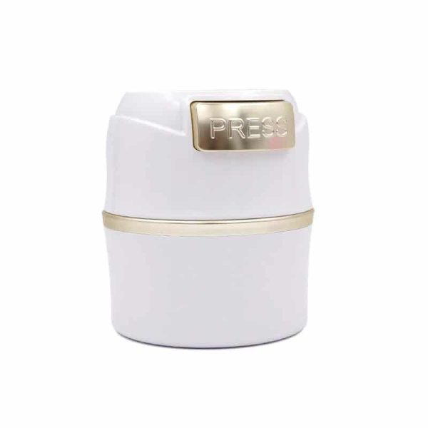 Adhesive Storage Container - White & Gold
